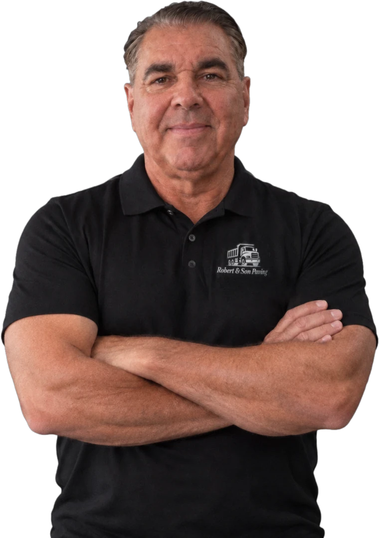 Bob Harrison, owner of Robert and Son Paving in Federalsburg, MD