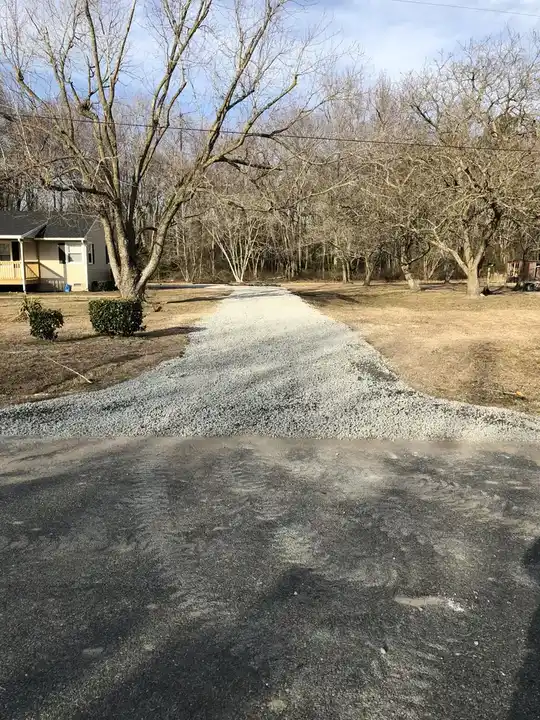 Driveway Grading Regraded Stone Drive To The House Federalsburg Md